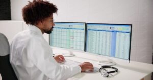 doctor doing medical billing