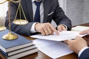 A consultation about hiring a criminal lawyer in Tucson.